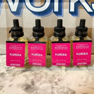 Four Bath & Body Works Plumeria Wallflower Refills